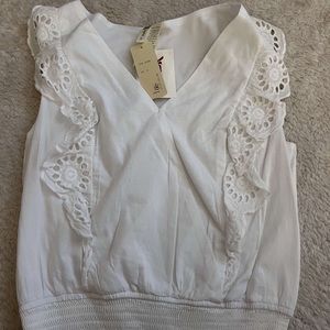 Super cute white top